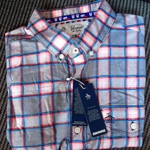 Bnwt men's casual button up shirt